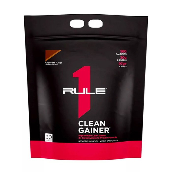 Rule One R1 Clean Gainer, Chocolate Fudge - 4470g