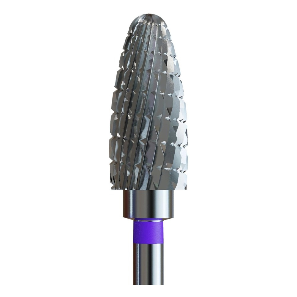 IQ Nails Frez do Paznokci z Węglika Wolframu Pinecone Nacięcie Poprzecznie 6mm do Manicure 274.134.060 1 Sztuka
