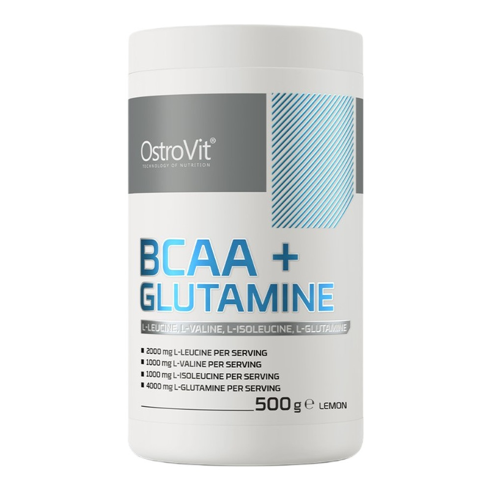 OstroVit BCAA + Glutamine, Lemon - 500g