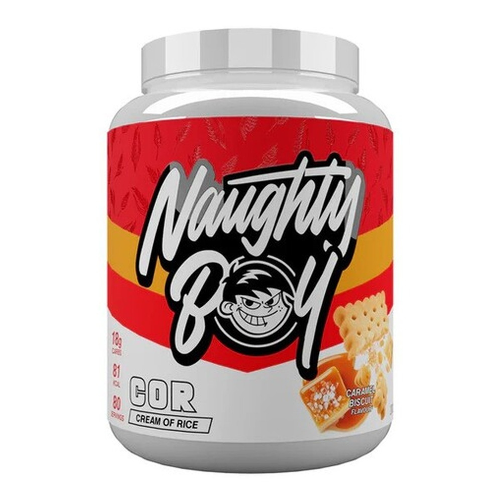 Naughty Boy Cream of Rice Karmelowe Ciasteczko Kleik Ryżowy Na Energię i Wzrost Mięśni 2000g