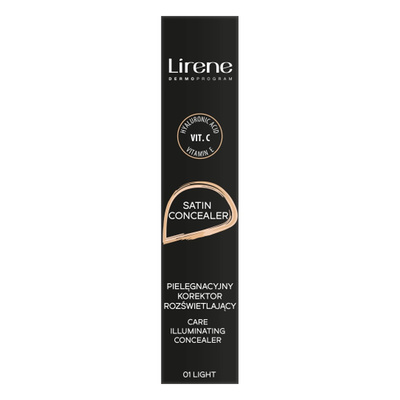 Lirene Satin Concealer Pielęgnacyjny Korektor Rozjaśniający Nr 01 Light 10ml