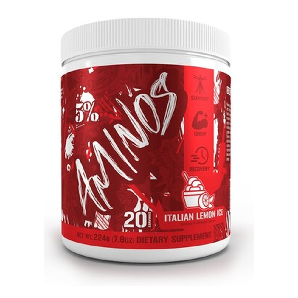 5% Nutrition Aminos Code Red, Włoska lemoniada lodowa 224g
