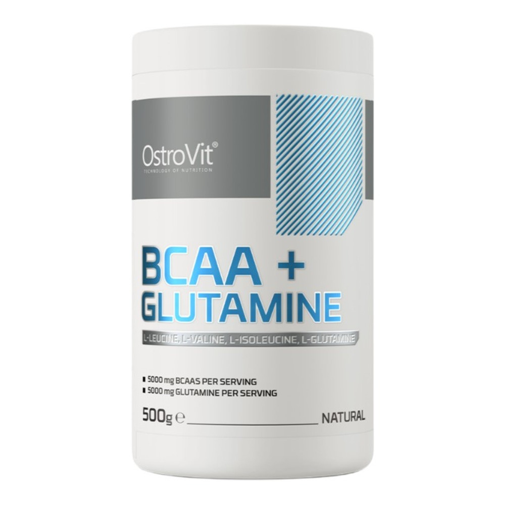 OstroVit BCAA + Glutamine, Natural - 500g
