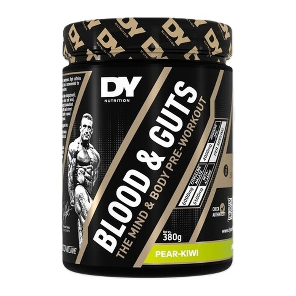 Dorian Yates Blood and Guts Przedtreningówka Na Energię i Skupienie Gruszka Kiwi 380g