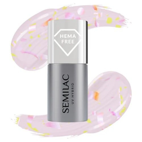 Semilac T26 Top Coat No Wipe Matte Peach Galaxy 7ml