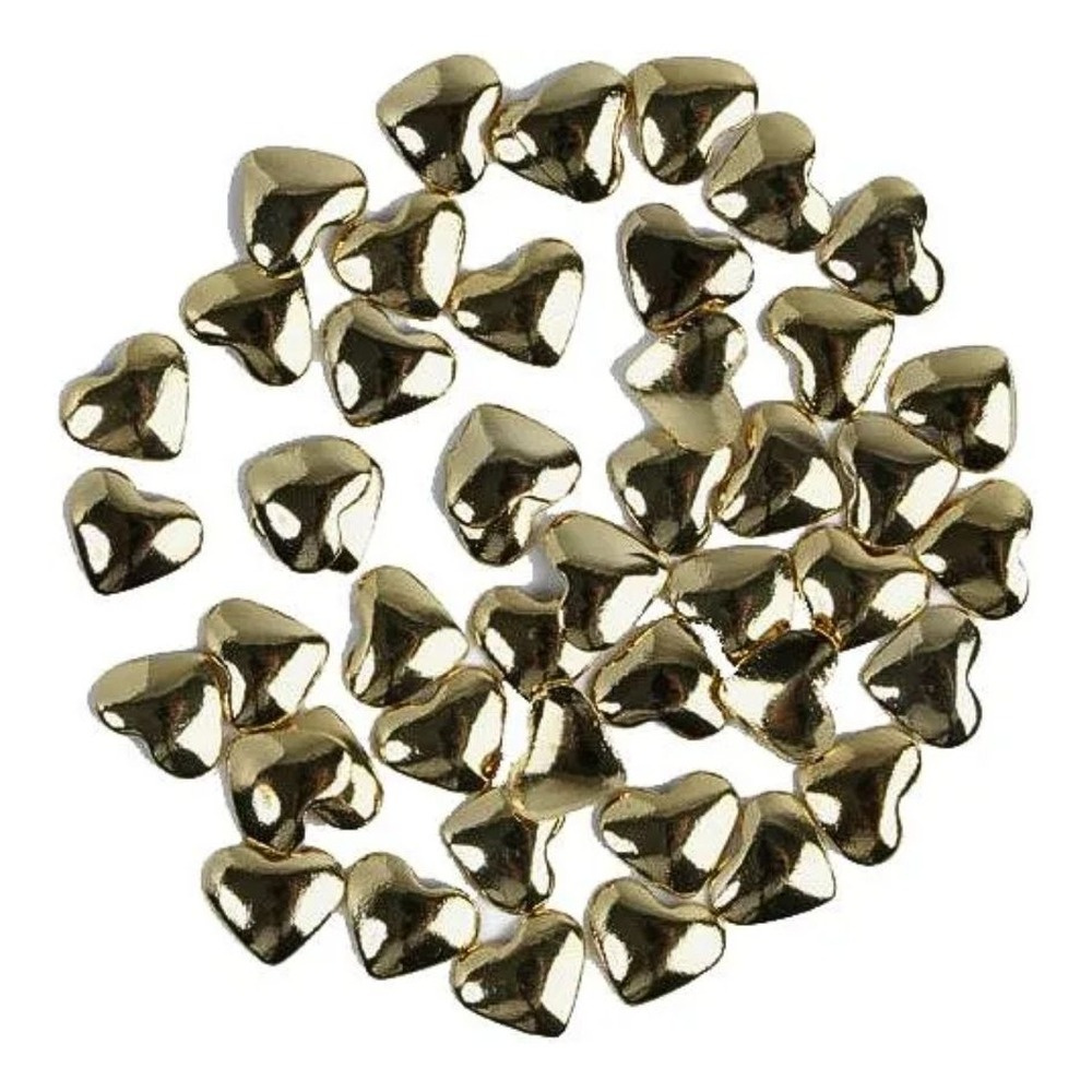 Semilac Nail Decoration Small Gold Heart 100pcs