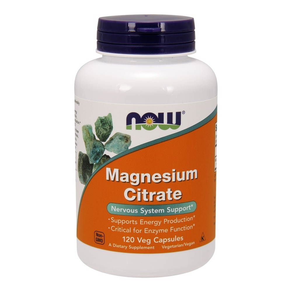 Now Foods Magnesium Citrate 400mg 120 Kapsułek