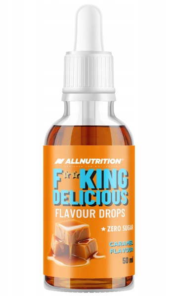 Allnutrition Fitking Delicious Flavour Drops, Caramel - 50 ml.