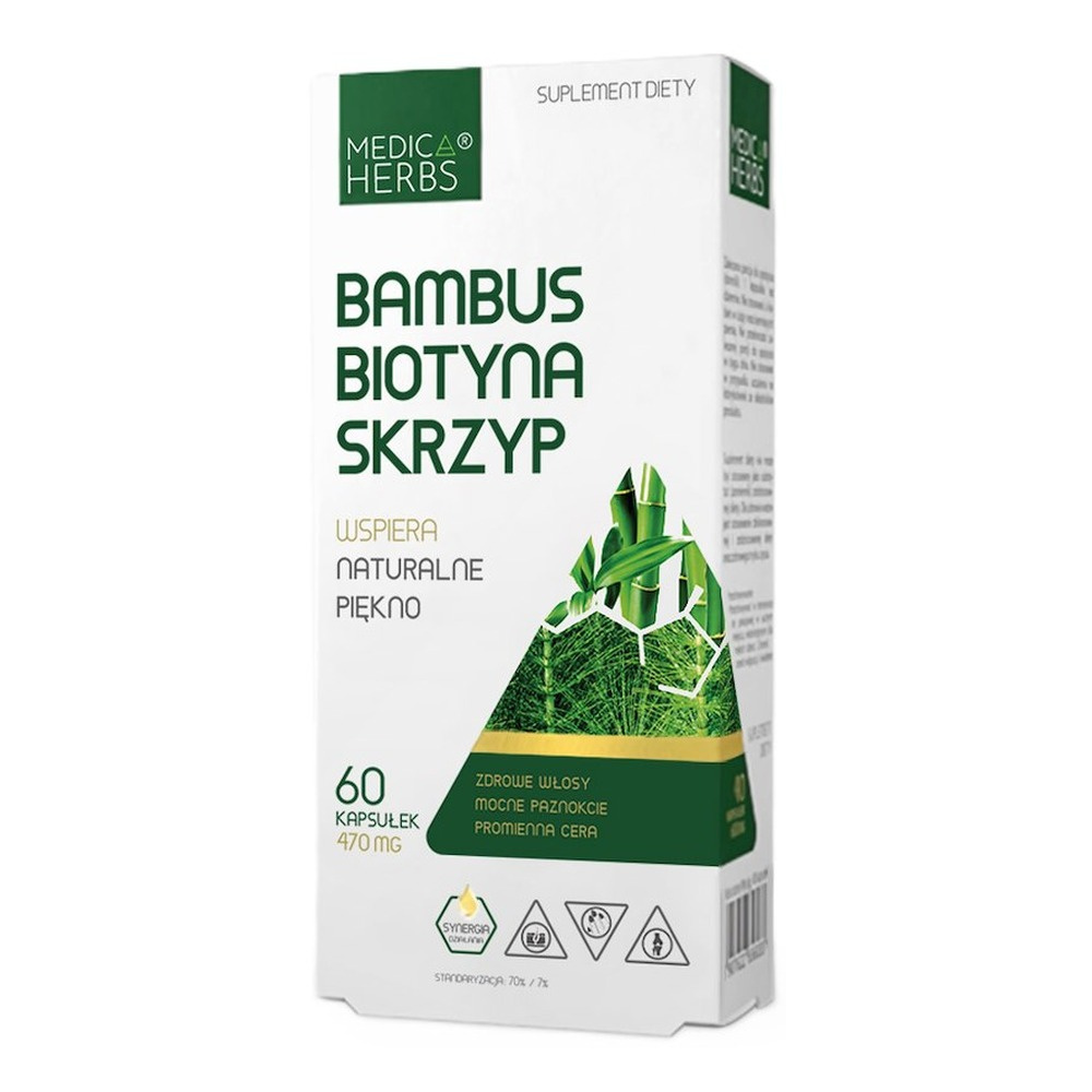 MEDICA HERBS Bambus, Biotyna, Skrzyp 60 kaps.