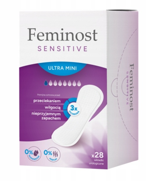 Feminost Sensitive Ultra Mini Wkładki Urologiczne 28 Sztuk