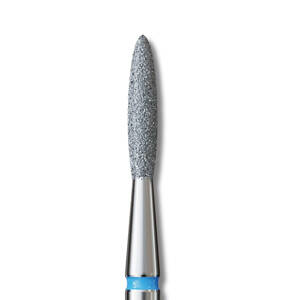 IQ Nails Diamentowy Frez do Paznokci Długi w Kształcie Płomienia Średnio Drobny 1,8mm 243R.524.018 1 Sztuka