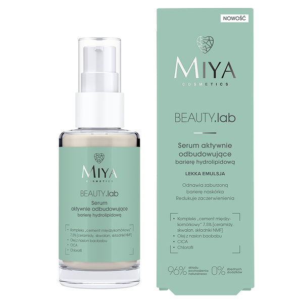 Miya BEAUTY.Lab Serum Aktywnie Odbudowujące Barierę Hydrolipidową dla każdego Rodzaju Skóry 30ml
