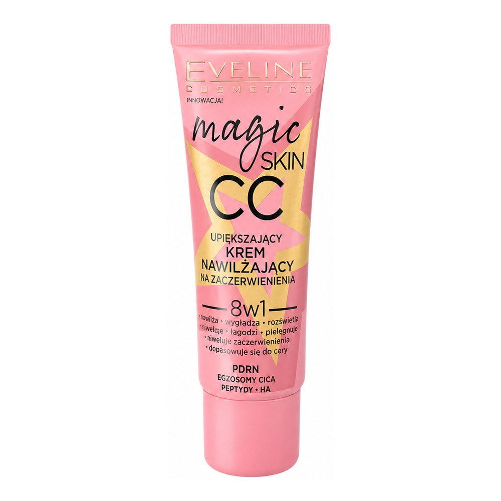 Eveline Cosmetics Magic Skin Krem CC Upiększający Nawilżający Neutralizujący Zaczerwienienia 30ml