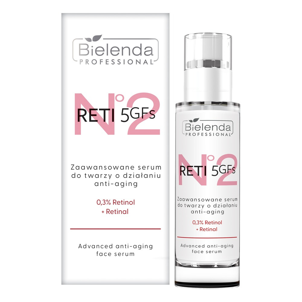 Bielenda Professional Reti 5GFs Zaawansowane Serum Anti-Aging z Retinolem 0.3% 30ml