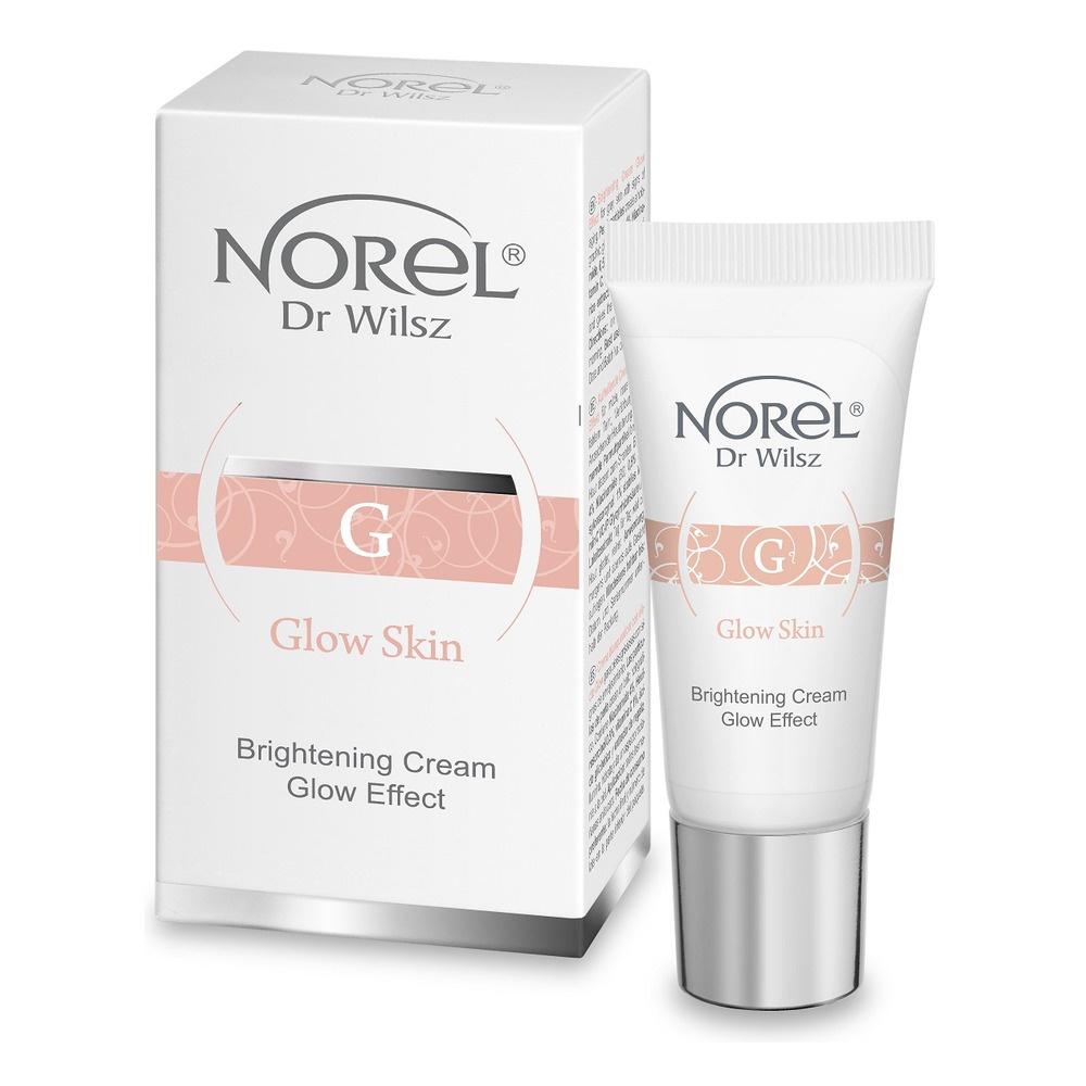 Norel Glow Skin Krem Rozjaśniający Glow Effect do Skóry Matowej z Przebarwieniami 15ml
