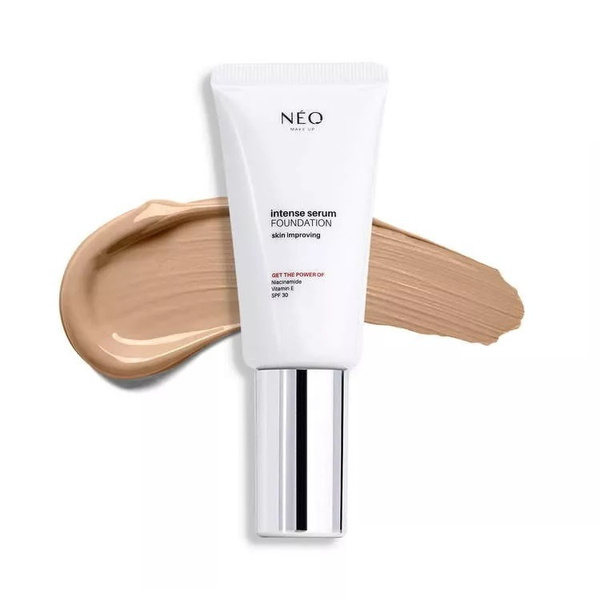 Neo Makeup Intense Serum Satynowy Podkład SPF 30 Nr 01 Porcelain 30ml