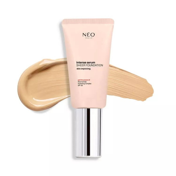 Neo Makeup Intense Serum Sheer SPF 30 Nawilżający Podkład 3,5 Beige 30ml