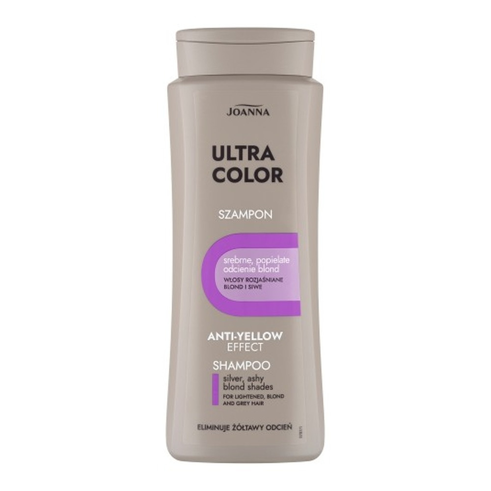 Joanna Ultra Color Szampon Niwelujący Żółte Odcienie Blond 400ml