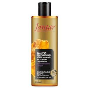 Jantar Szampon Rewitalizujący Kolor z Bursztynem do Włosów Blond i Siwych 300ml