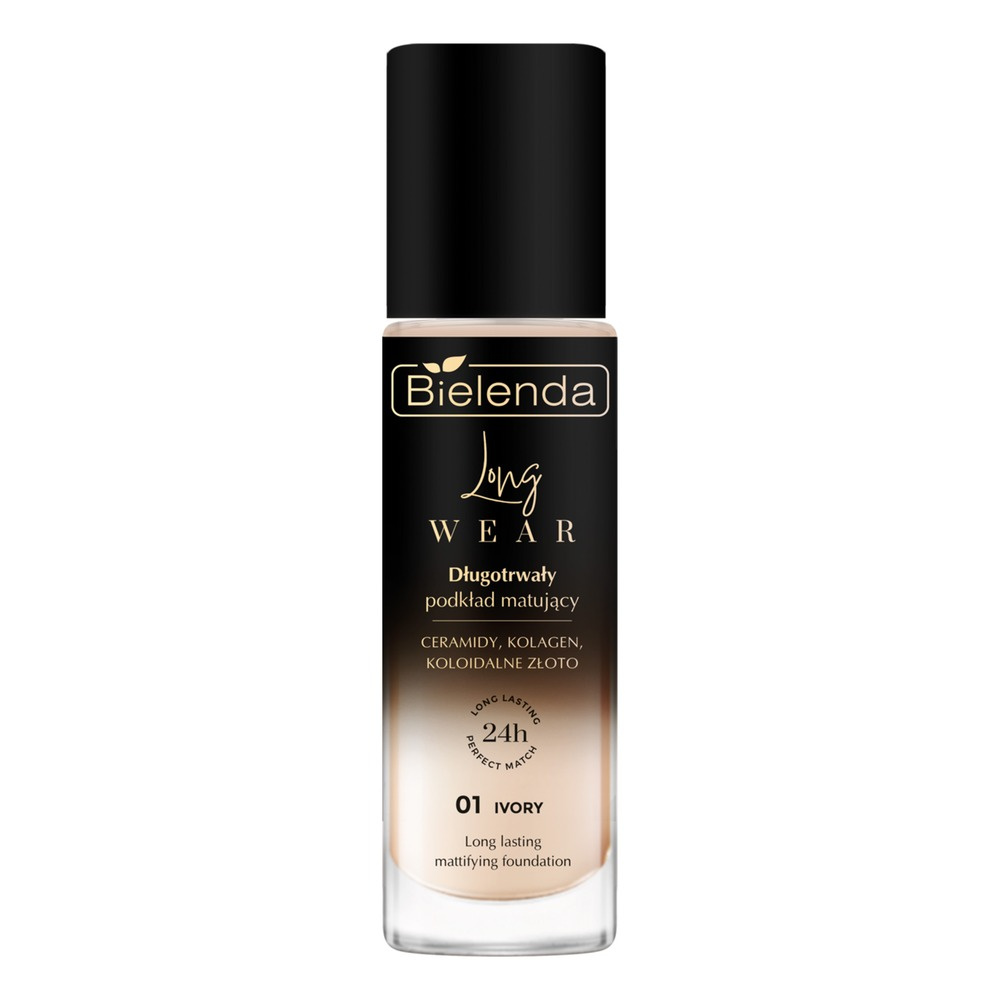 Bielenda Long Wear Długotrwały Podkład Matujący 01 Ivory 30ml