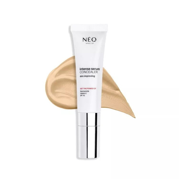 Neo Makeup Intense Serum Pielęgnujący Korektor SPF10 Nr 01 Porcelain 5ml