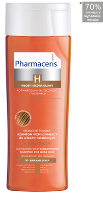 Pharmaceris Keratineum Skoncentrowany Szampon Wzmacniający Włosy Osłabione 250ml