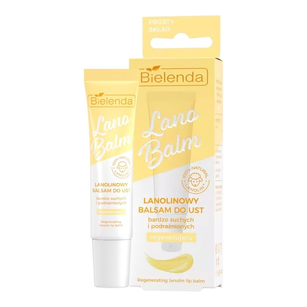 Bielenda Lano Balsam Regenerujący Balsam do Ust z Lanoliną 10g