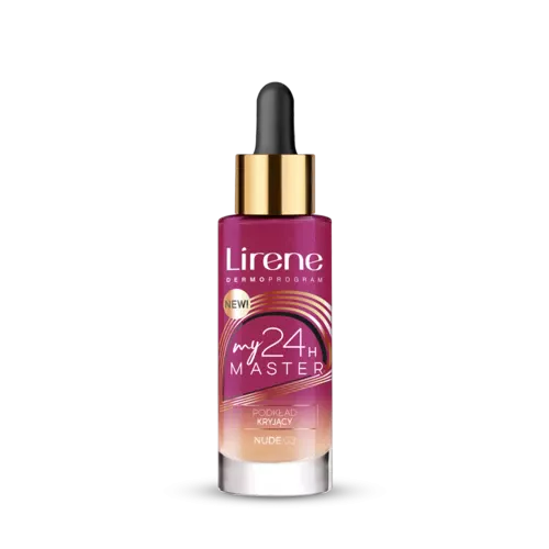 Lirene My 24H Master Podkład Kryjący i Przeciwzmarszczkowy Nr 03 Nude 30ml