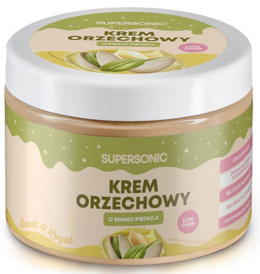 Supersonic Low-Carb Krem Orzechowy o Smaku Pistacji 280g