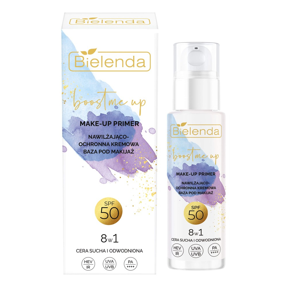 Bielenda Boost Me Up Nawilżająco-Ochronna Baza pod Makijaż 8w1 SPF50 30ml