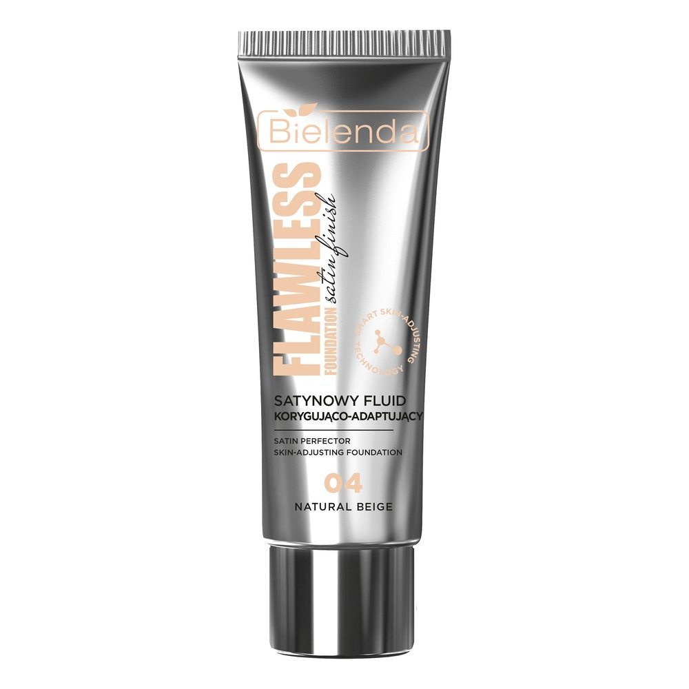 Bielenda Flawless Satynowy Fluid Korygująco-Adaptujący 04 Natural Beige 30g