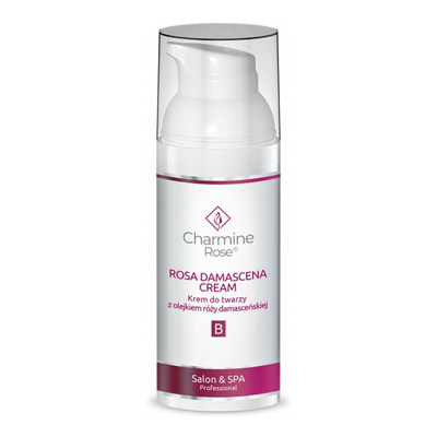 Charmine Rose Rosa Damascena Przeciwzmarszczkowy Krem z Różą Damasceńską 50ml