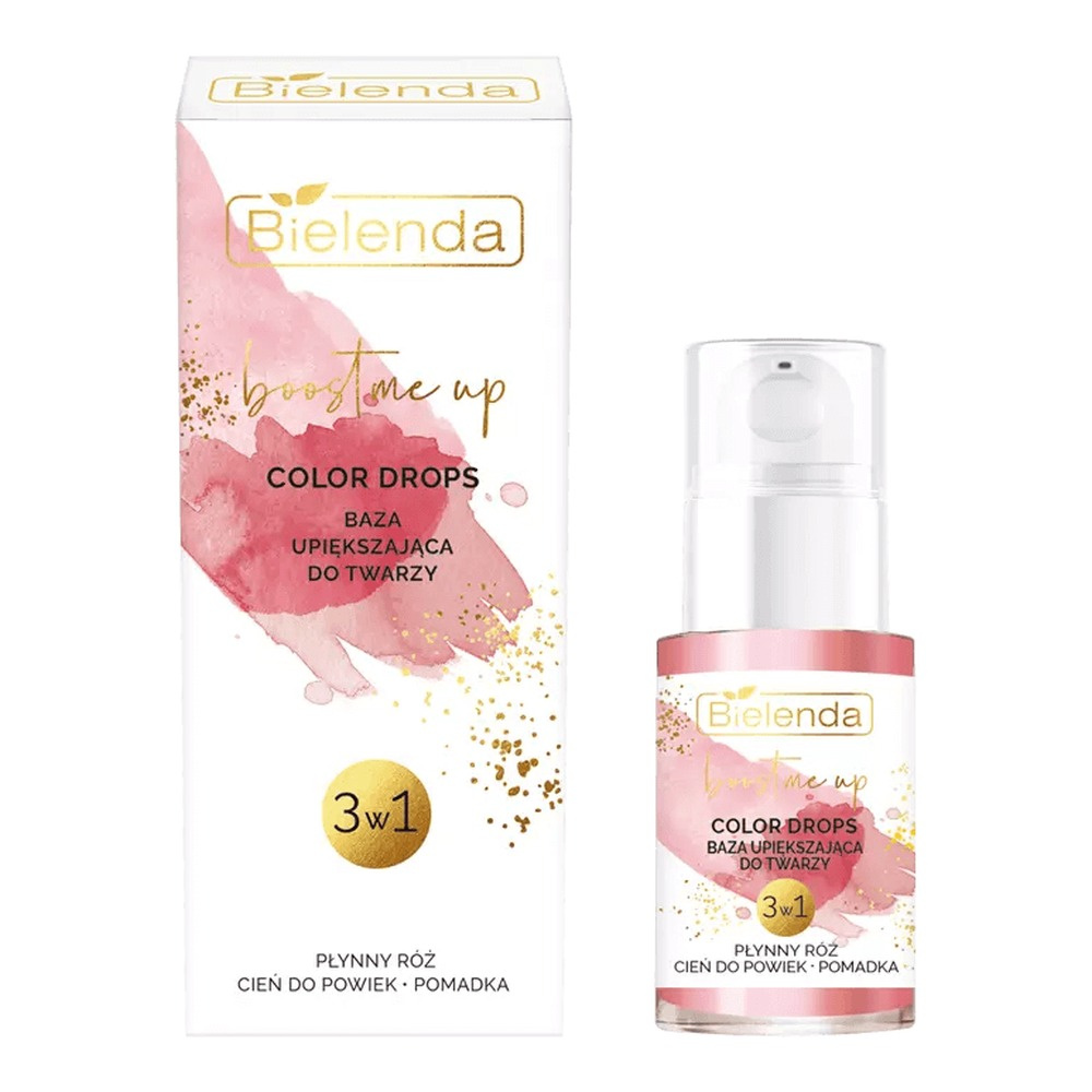 Bielenda Boost Me Up Colour Drops Upiększająca Baza do Twarzy 3w1 15ml Best Before 31.10.26