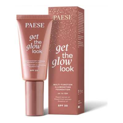 Paese Get The Glow Look Wielozadaniowy Podkład Rozświetlający Nr 0N Neutral Beige SPF20 30ml