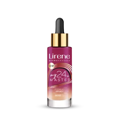 Lirene My 24H Master Podkład Kryjący Przeciwstarzeniowy Nr 02 Beige 30ml