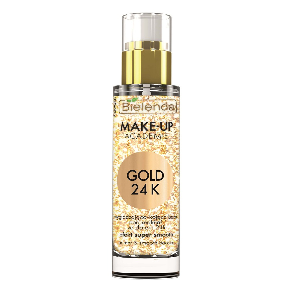 Bielenda Make-Up Academie Gold 24K Wygładzająca i Łgodząca Baza pod Makijaż 30g