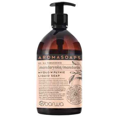 Barwa Aroma Soaps Na Pobudzenie Mydło w Płynie Mandarynka 500ml