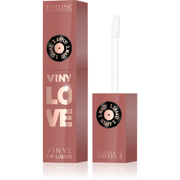 Eveline VinyLove Płynna Pomadka Winylowa z Efektem Gloss Nr 04 Peachy 4ml