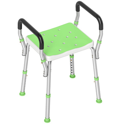 HOMCOM 57-69cm Aluminium Frame Bath Seat