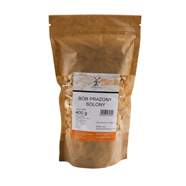 Młyn Kopytowa Bób Prażony Solony 400g