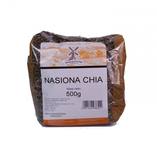 Młyn Kopytowa Nasiona Chia 500g