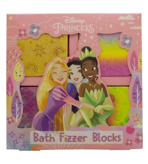 Disney Princess Zestaw Kuli do Kąpieli 4x 65g