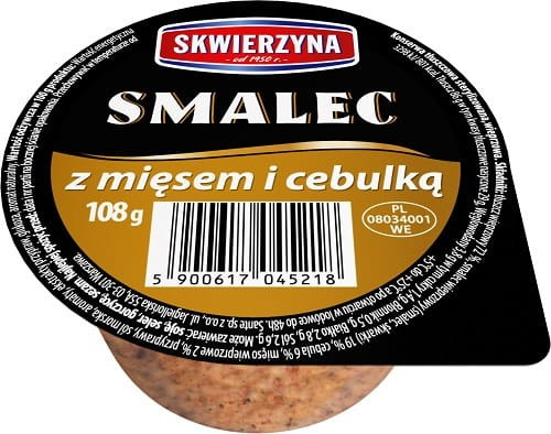 Sante Skwierzyna Smalec z Mięsem i Cebulką 108g