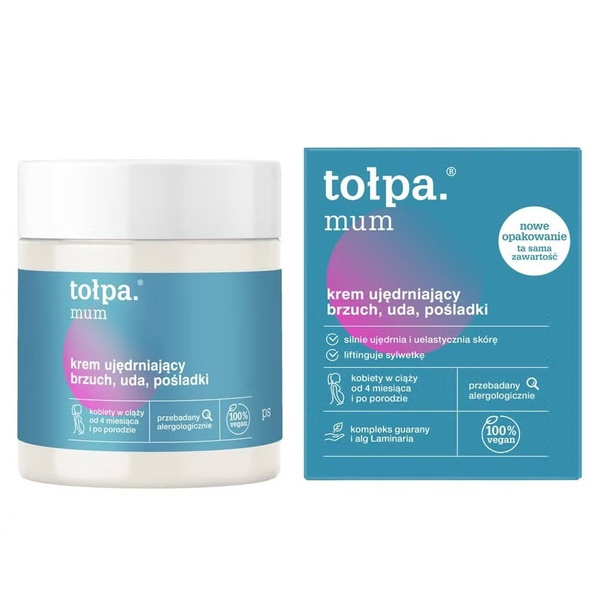 Tolpa Mum Ujędrniający Krem na Brzuch, Uda i Pośladki 250ml