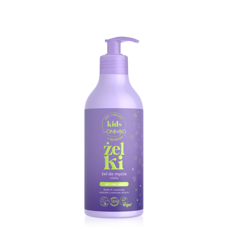 OnlyBio Body in Balance Kids Żelki Żel do Mycia Ciała 400ml