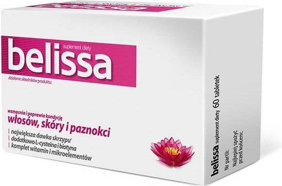 Aflofarm Belissa Intense na Włosy, Skórę i Paznokcie 60 Tabletek