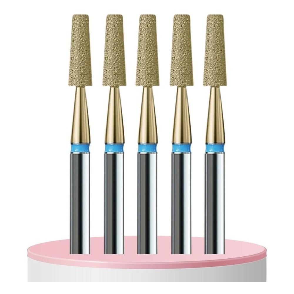 IQ Nails Profesjonalne Frezy Diamentowe Ścięty Stożek ZRN 2.5mm 5 szt.