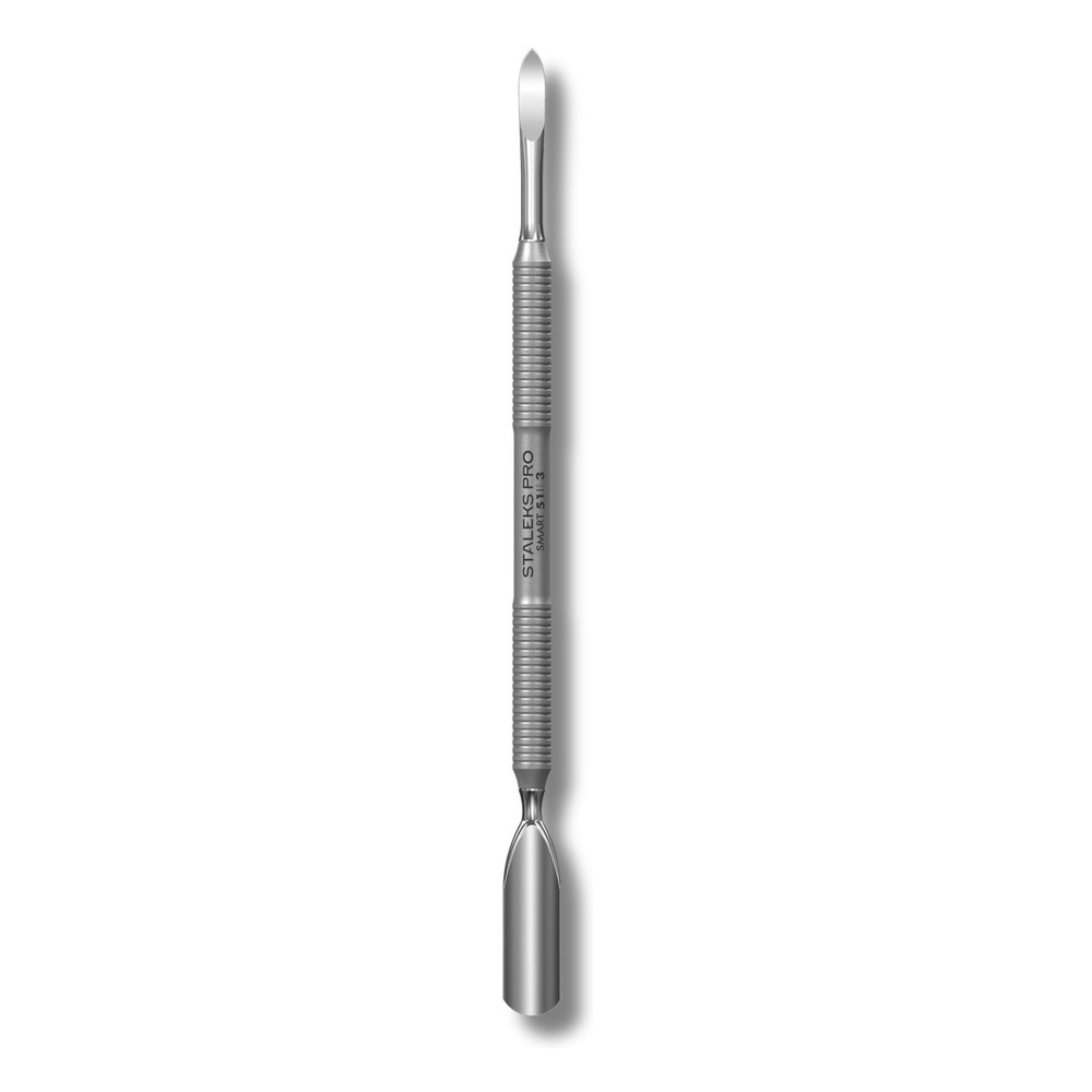 Staleks Pro Kopytko do Manicure SMART 51 TYPE 3 Popychacz Szeroki Zaokrąglony i Czyścik Paznokci 145mm 1 Sztuka