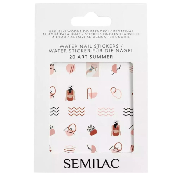 Semilac Water Nail Sticker Art Summer 20