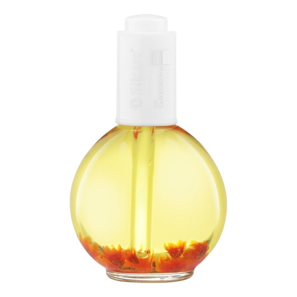 Silcare Garden of Colour Lemon Yellow olejek do paznokci i skórek z kwiatami 75ml